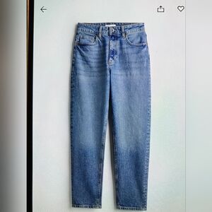H&M Blue High Rise Jeans Size 18 Like New